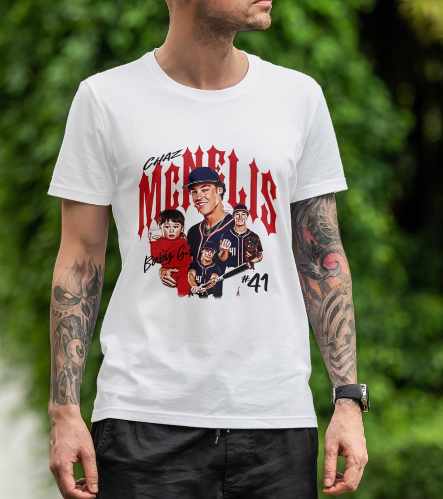 Chaz McNelis Baby G Arizona Baseball Player #41 Collage T-Shirt