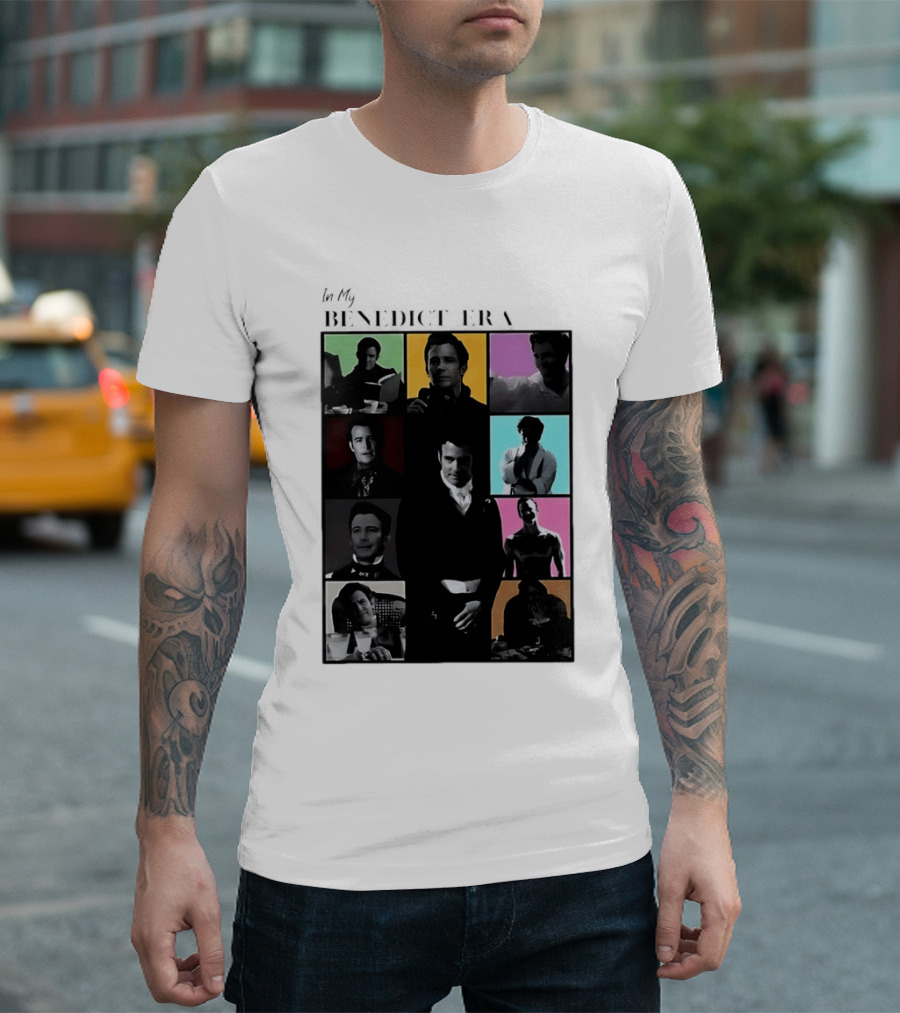 Benedict Bridgerton Collage Photo Compilation T-Shirt