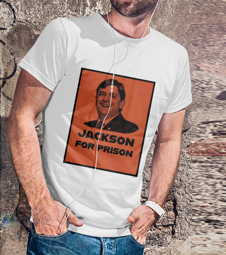 Jackson For Prison Political Satire Red T-Shirt
