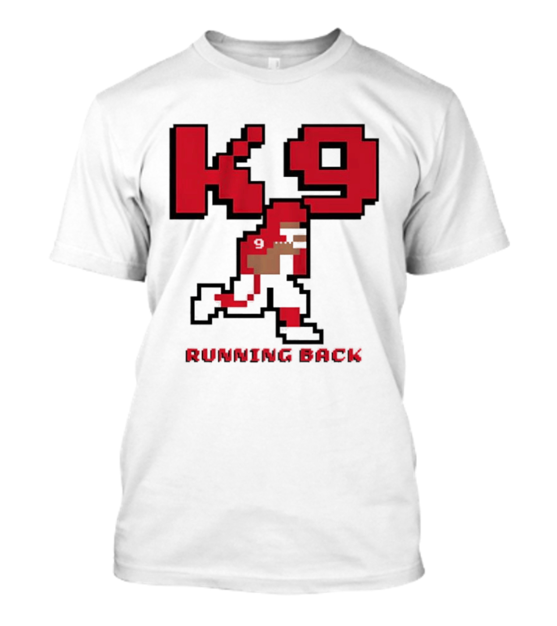 Kenneth Walker III K9 Running Back Pixel Art Kansas City Chiefs T-Shirt