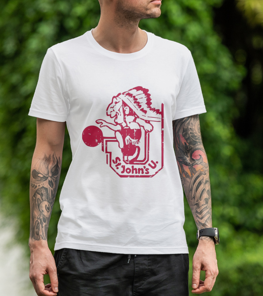 St John's University 1974 1988 Basketball T-Shirt
