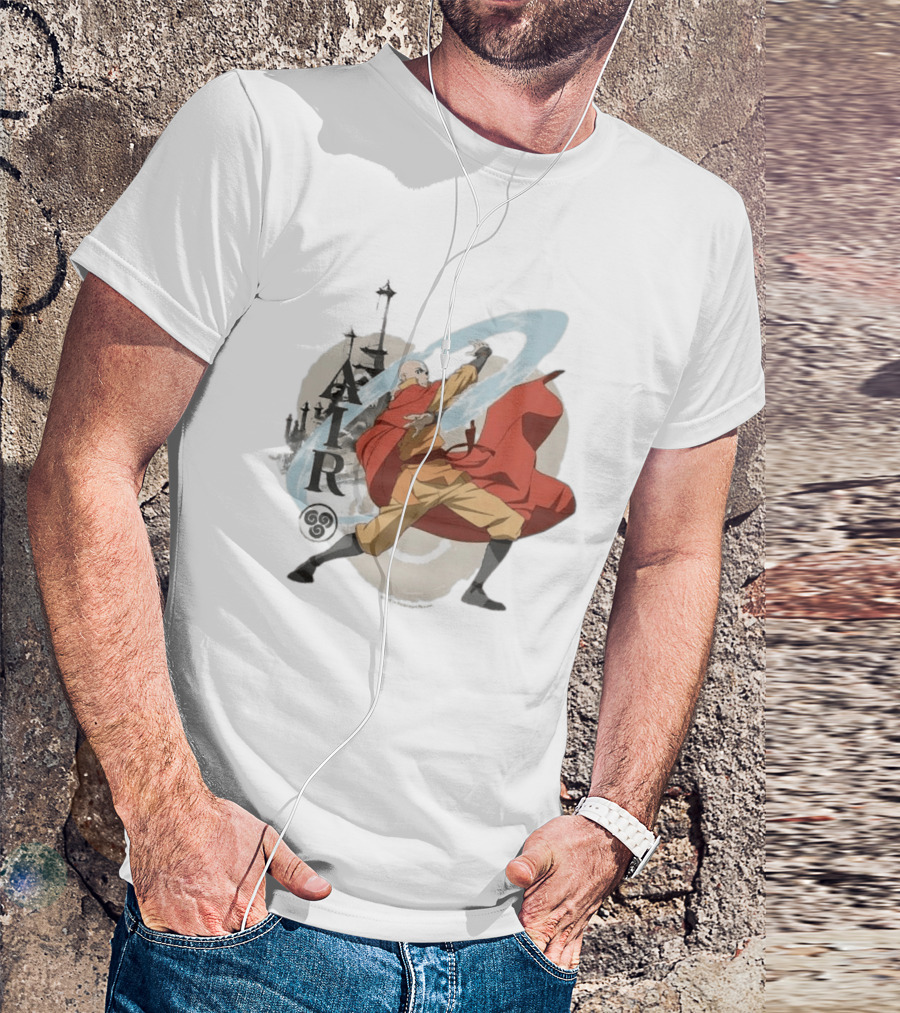 Complex Pop Avatar The Last Airbender First Look Aang Airbending T-Shirt