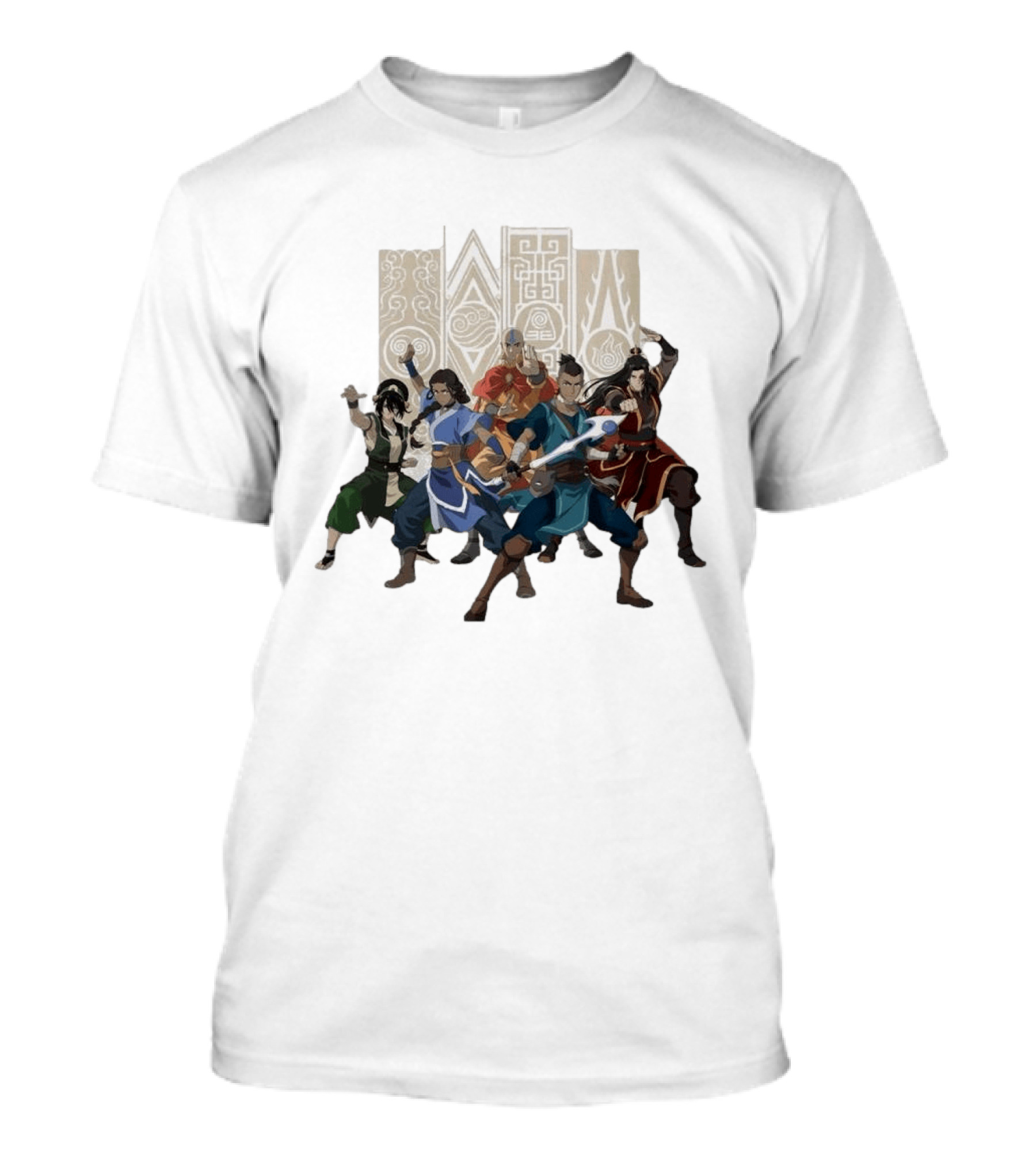 Complex Pop Avatar The Last Airbender Team Avatar Adults First Look T-Shirt