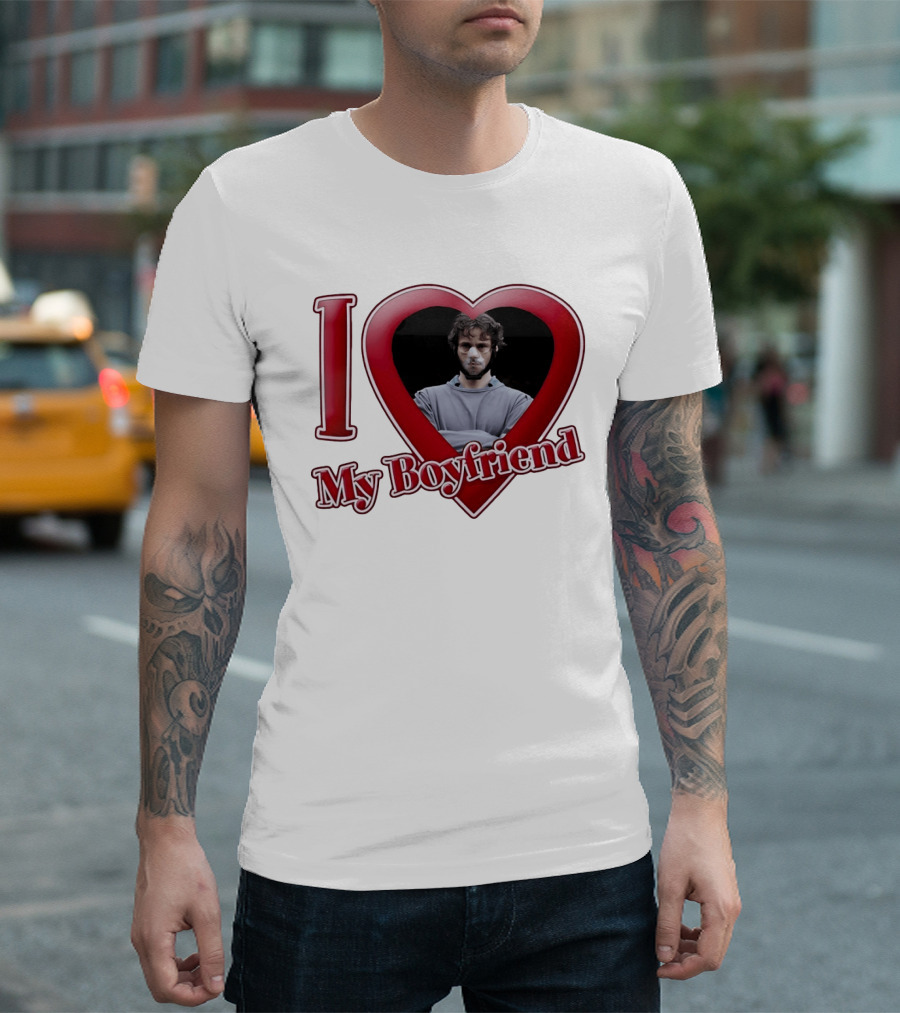 I Love My Boyfriend Will Graham Heart Image T-Shirt