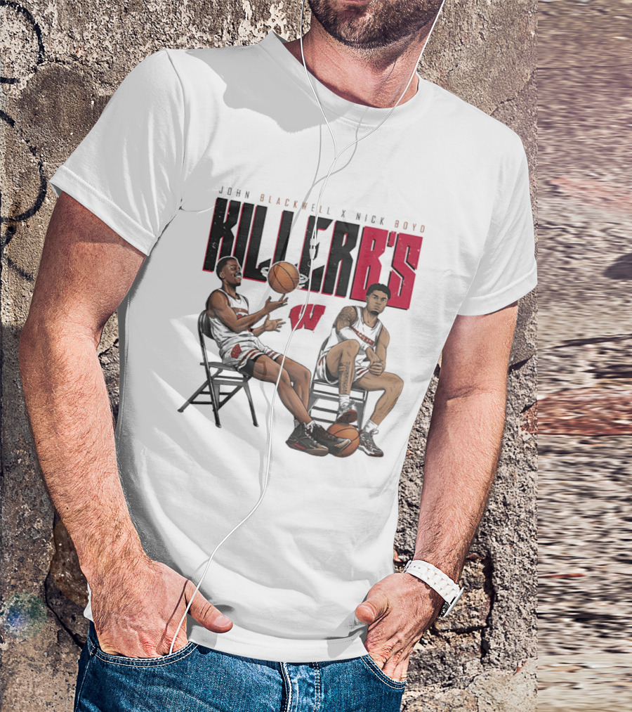 John Blackwell Nick Boyd Wisconsin Killer B's Basketball Duo T-Shirt