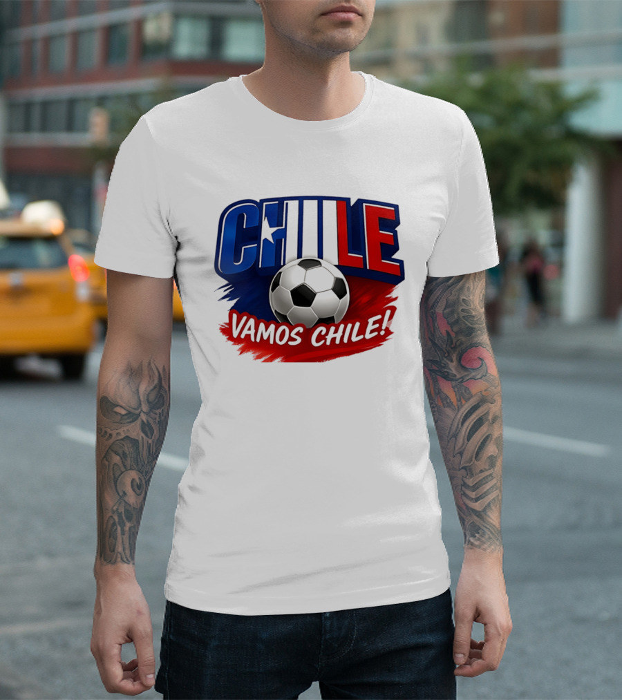 Chile Vamos Chile Soccer Enthusiast Spirit T-Shirt