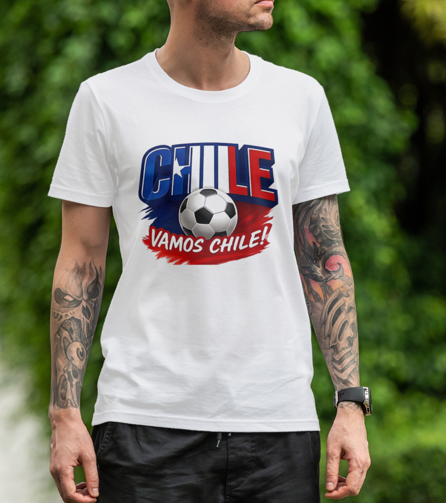 Chile Vamos Chile Soccer Enthusiast Spirit T-Shirt
