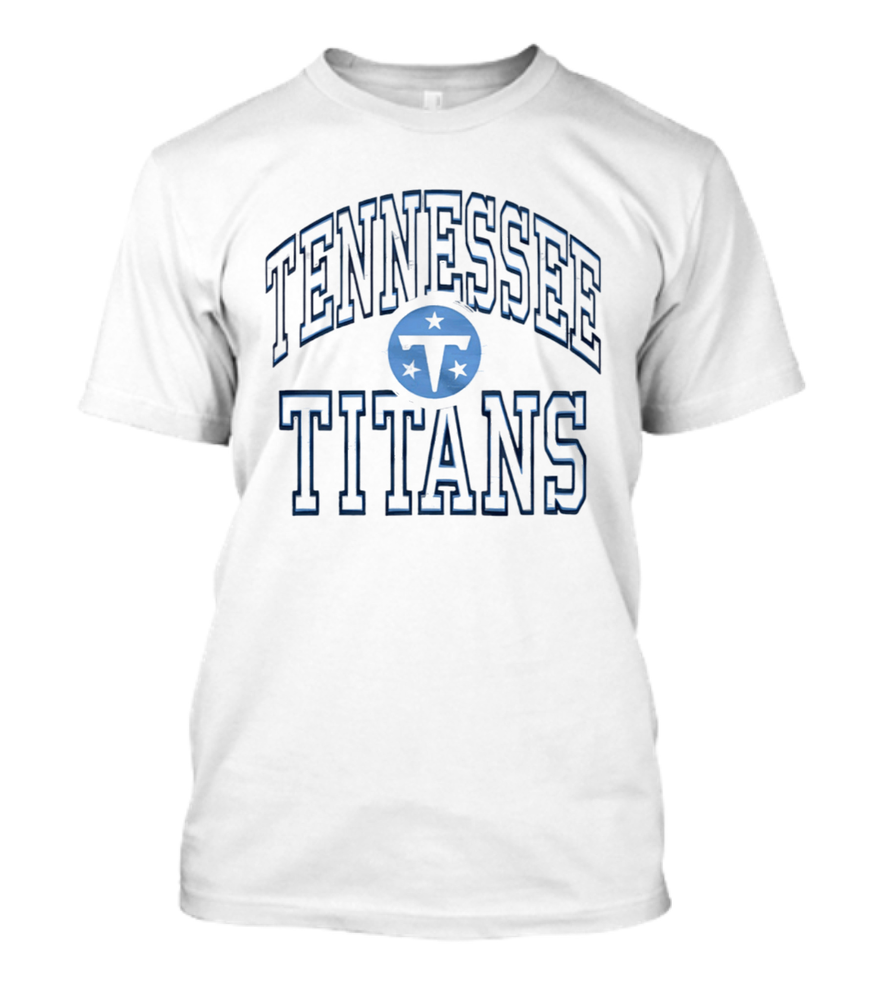 Tennessee Titans Arch 2026 Team Logo With Stars T-Shirt