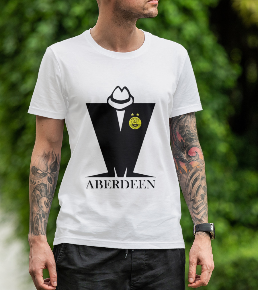 Nutty M Aberdeen FC Football Badge Fedora T-Shirt
