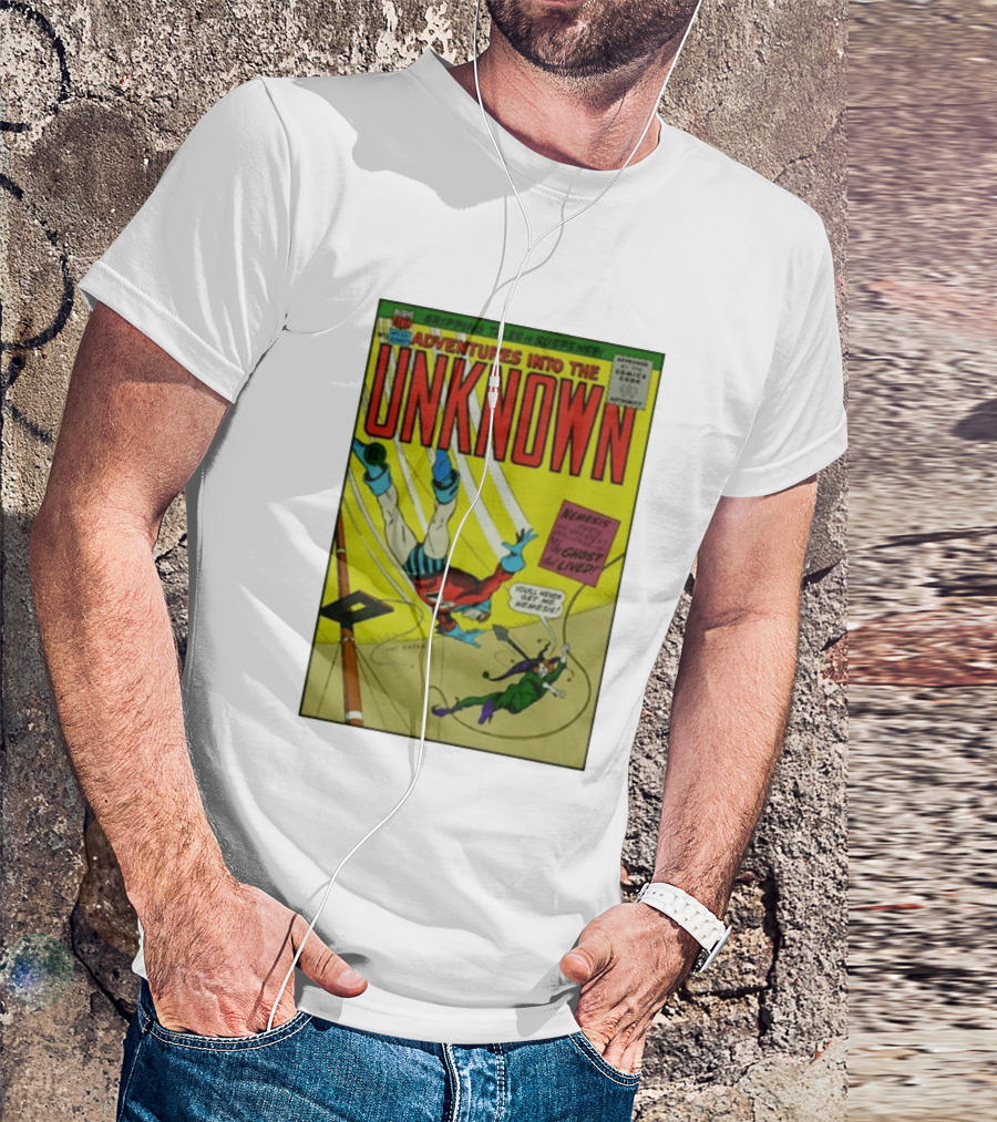 Adventures Into The Unknown Gripping Tales Of Suspense Nemesis Ghost That Lived 1960s Comic Vintage Cover T-Shirt