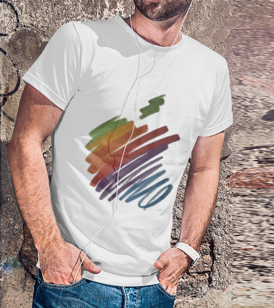 Apple 50th Anniversary Rainbow Logo Classic Multicolor 2026 T-Shirt