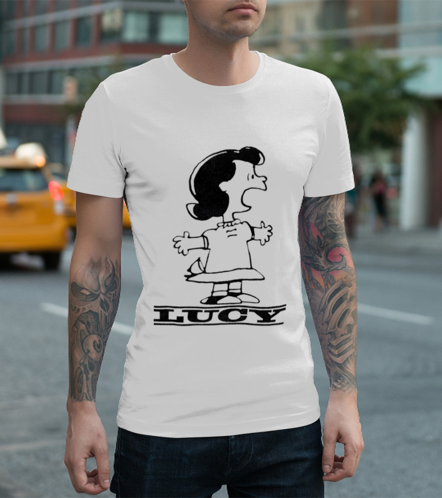 Lucy Van Pelt Peanuts Vintage Character 1960 T-Shirt