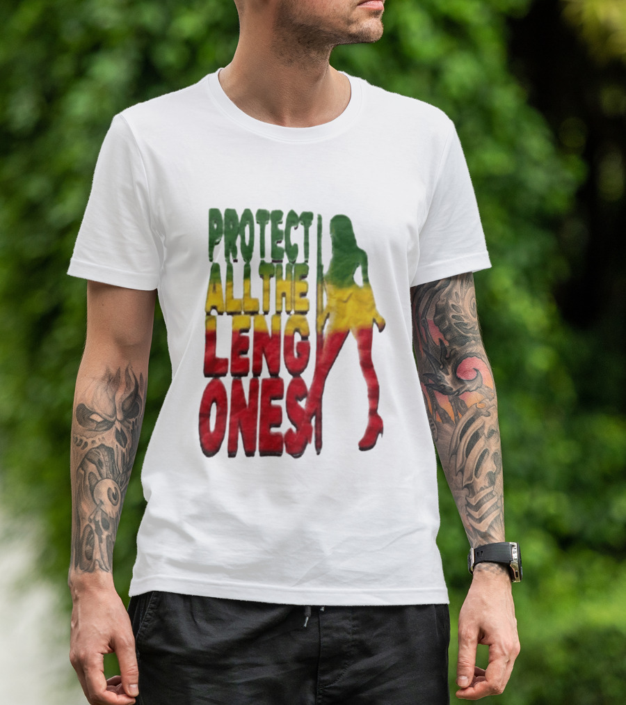 Protect All The Leng Ones Rasta T-Shirt