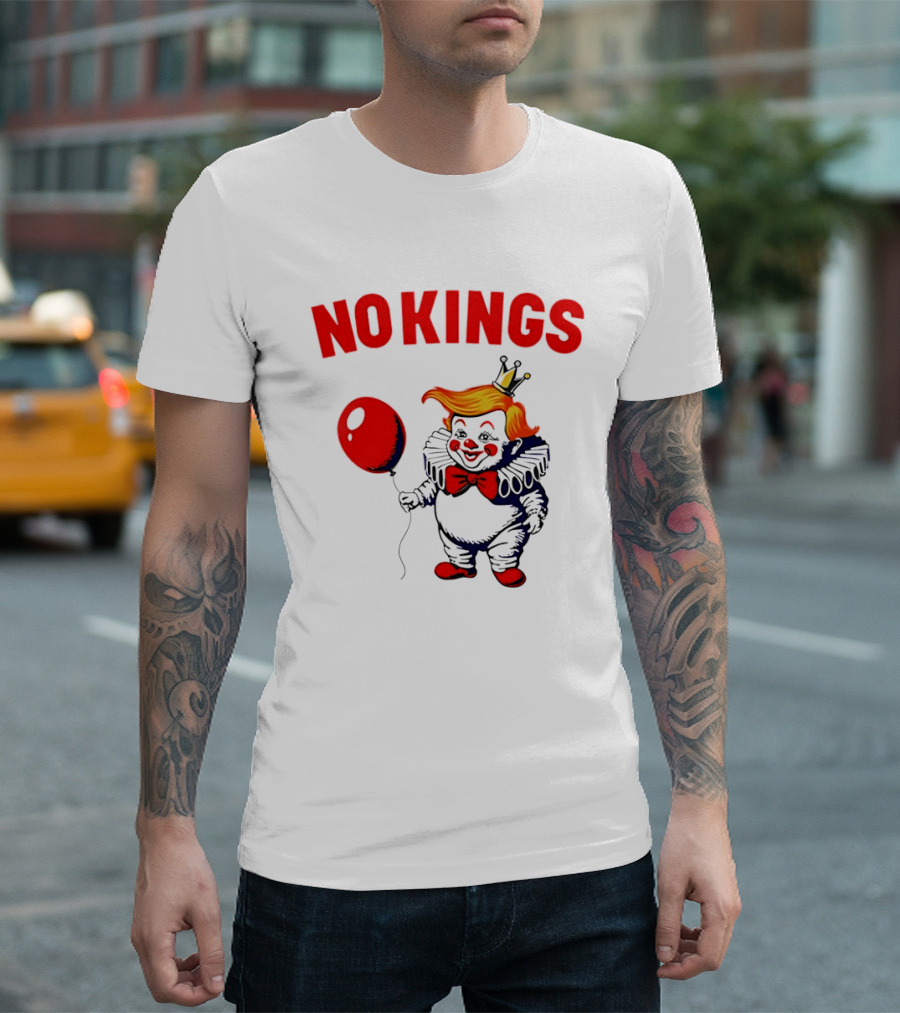 NOKINGS Trump Clown Red Balloon Crown T-Shirt