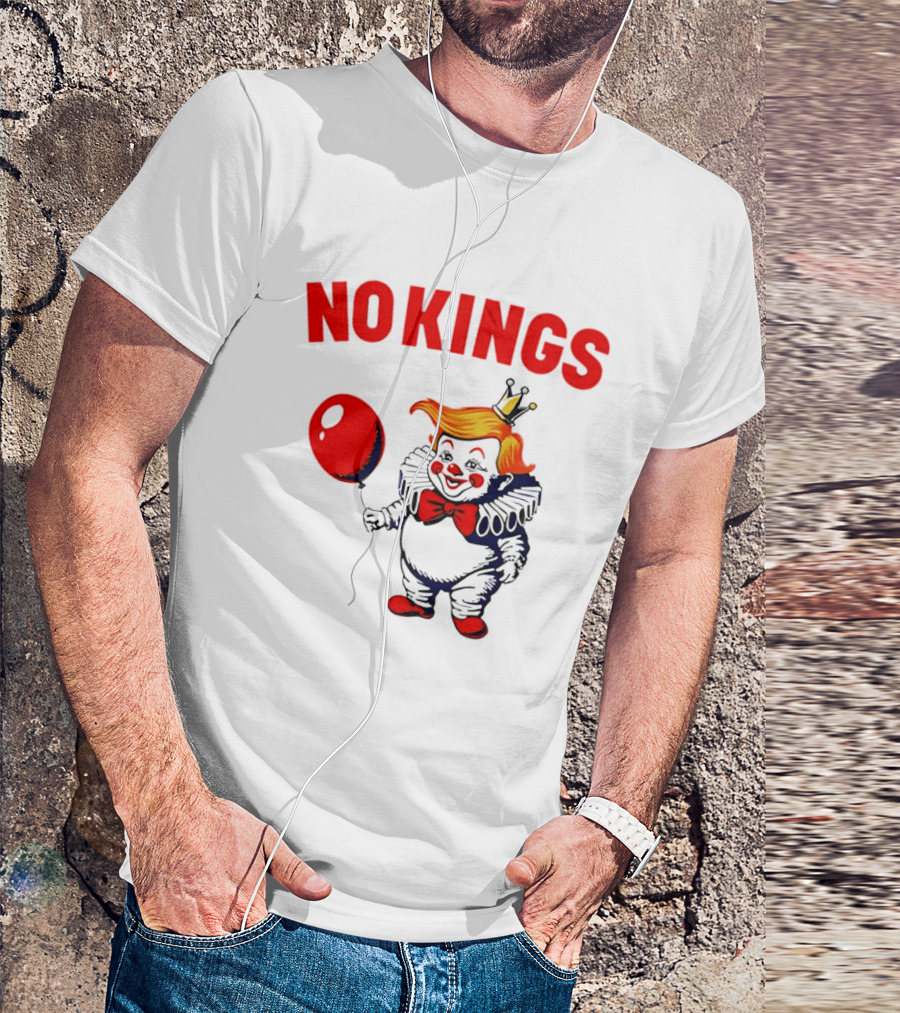 NOKINGS Trump Clown Red Balloon Crown T-Shirt