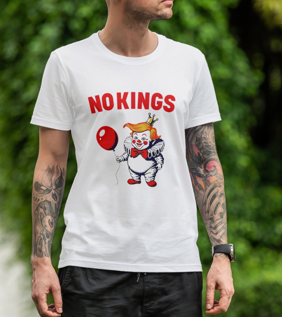 NOKINGS Trump Clown Red Balloon Crown T-Shirt