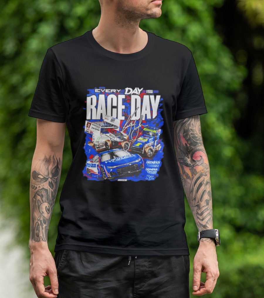Hendrick Motorsports Every Day Is Race Day NASCAR Car Fans T-Shirt