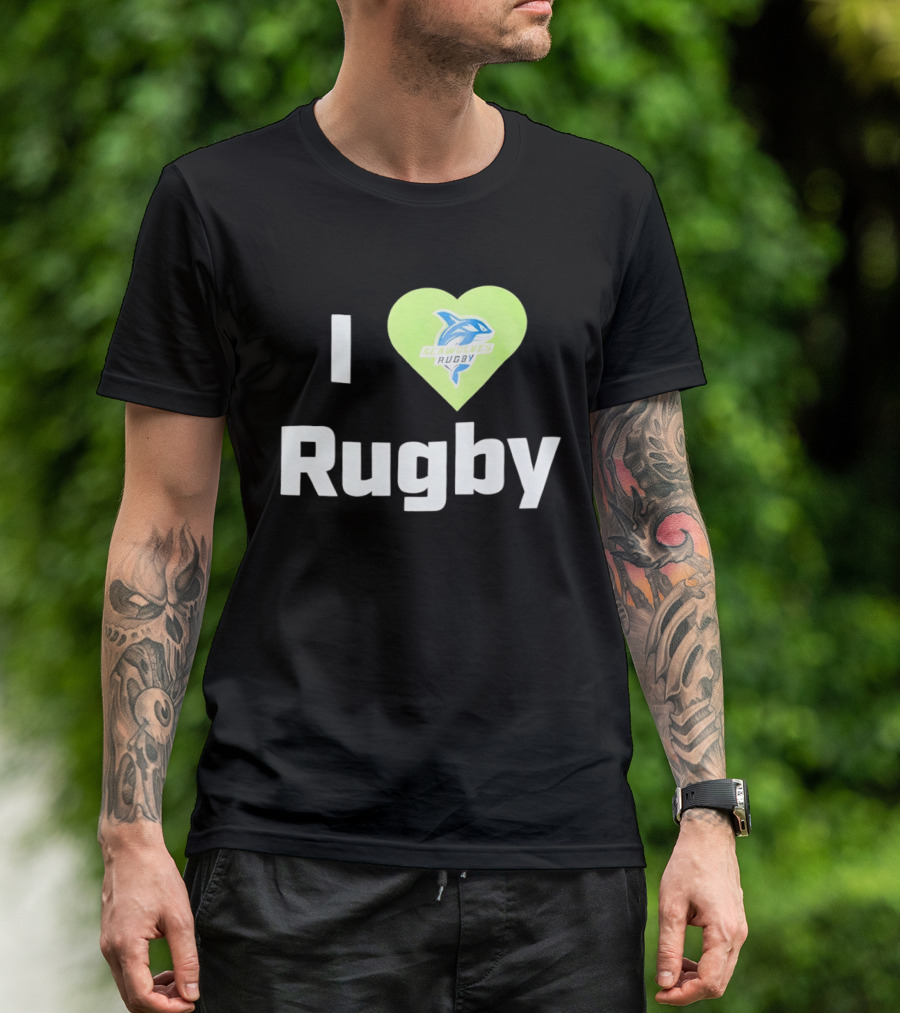 I Love Rugby Seattle Seawolves Heart T-Shirt