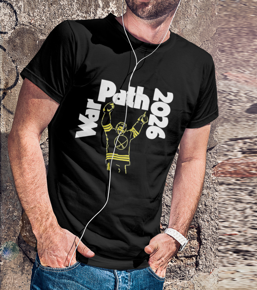 Buffalo Sabres War Path 2026 Hockey Player Celebration T-Shirt