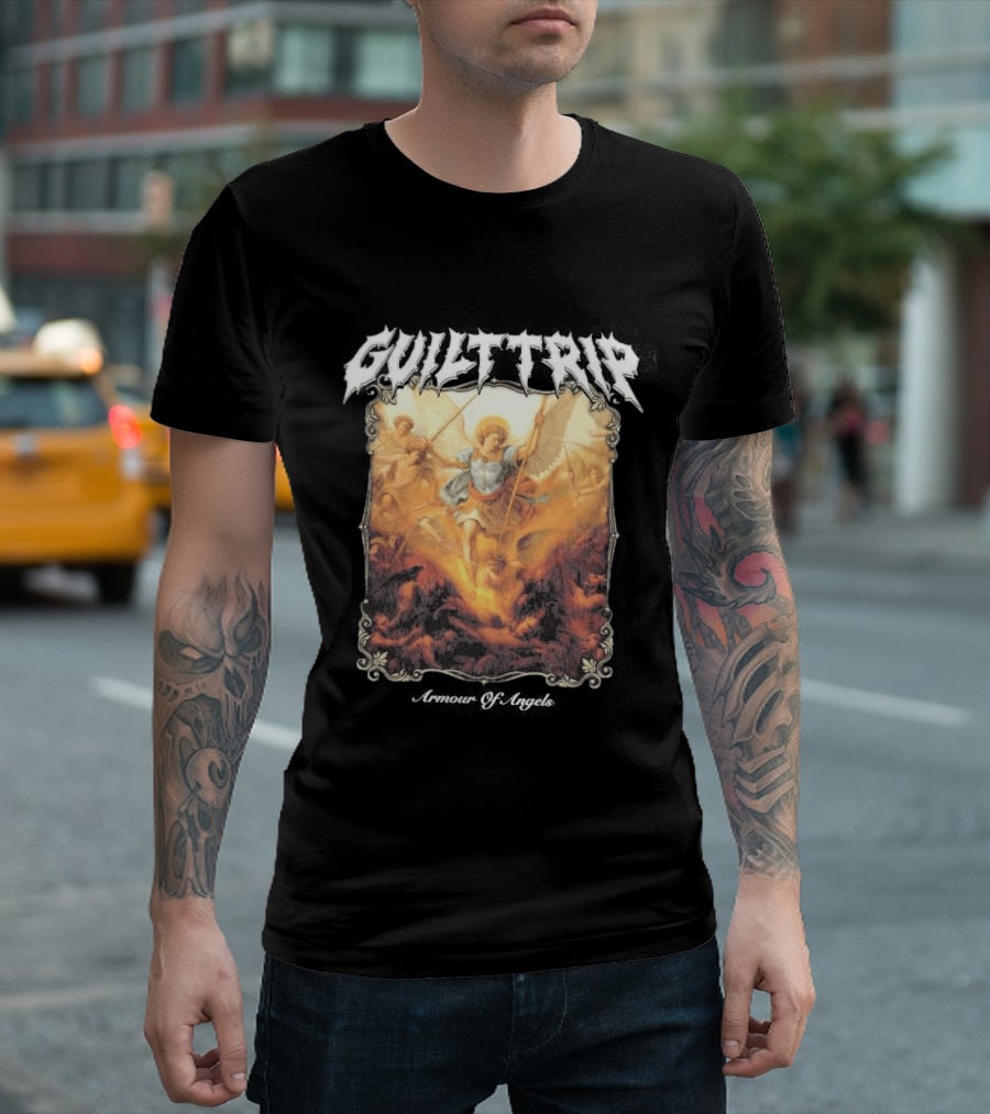 Guilt Trip Armour Of Angels Album Bundle Cover Archangel T-Shirt