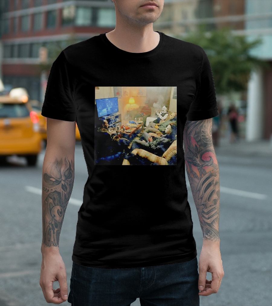 Jason Voorhees Ghostface The Clown Michael Myers Killer Movies Gaming Night T-Shirt