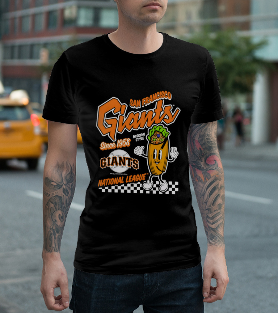 San Francisco Giants Mission Style Since 1958 National League T-Shirt