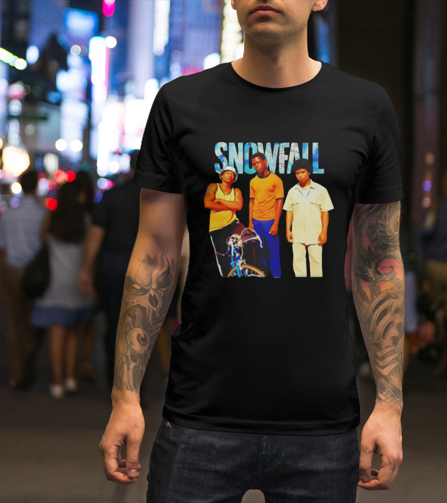 Snowfall 2017 TV Series Damson Idris Carter Hudson Gail Bean Actors T-Shirt