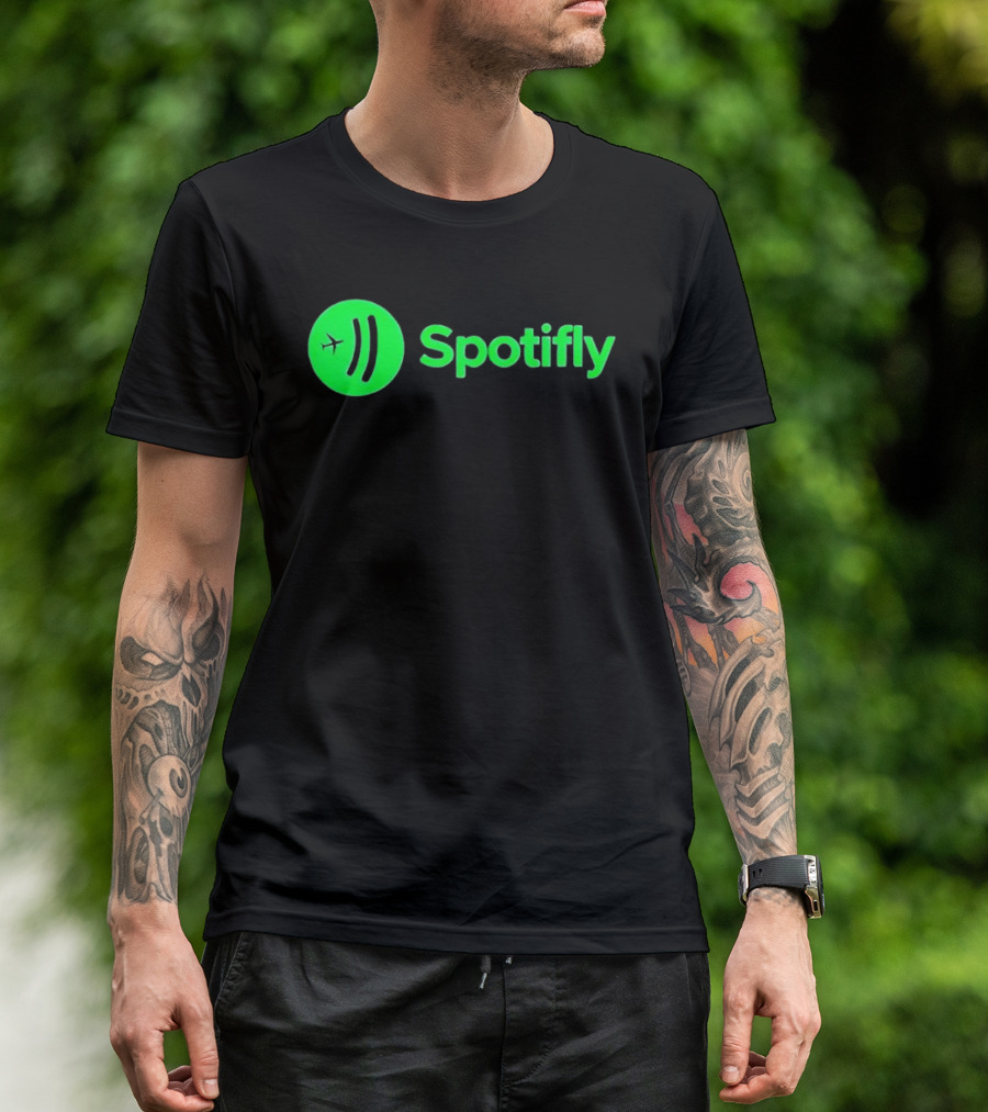 Spotifly 911 Parody Green Fly T-Shirt