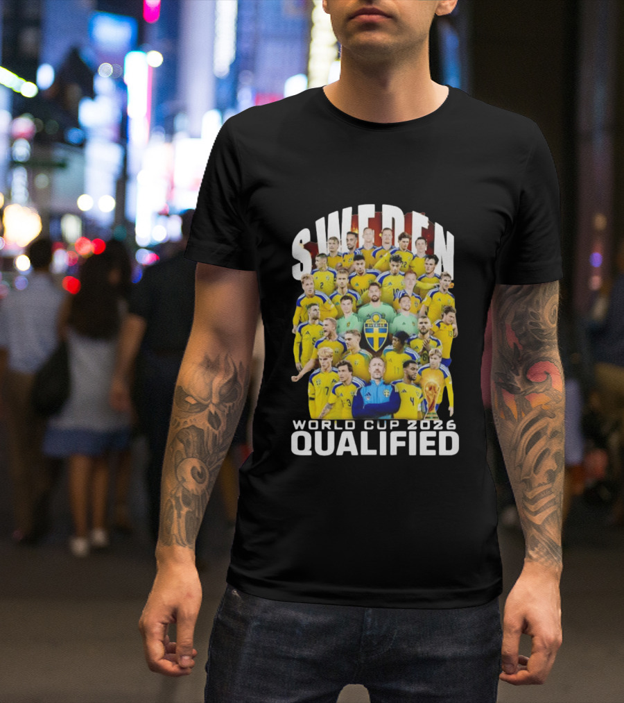 Sweden World Cup 2026 Qualified T-Shirt
