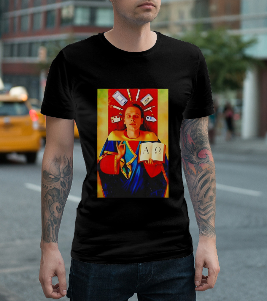 The Apostles Of Modernity Collage Meme Social Commentary Visual T-Shirt