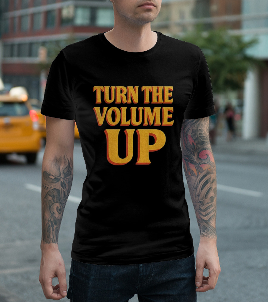 Turn The Volume Up Zohran Mamdani NYC Mayor Election Campaign T-Shirt