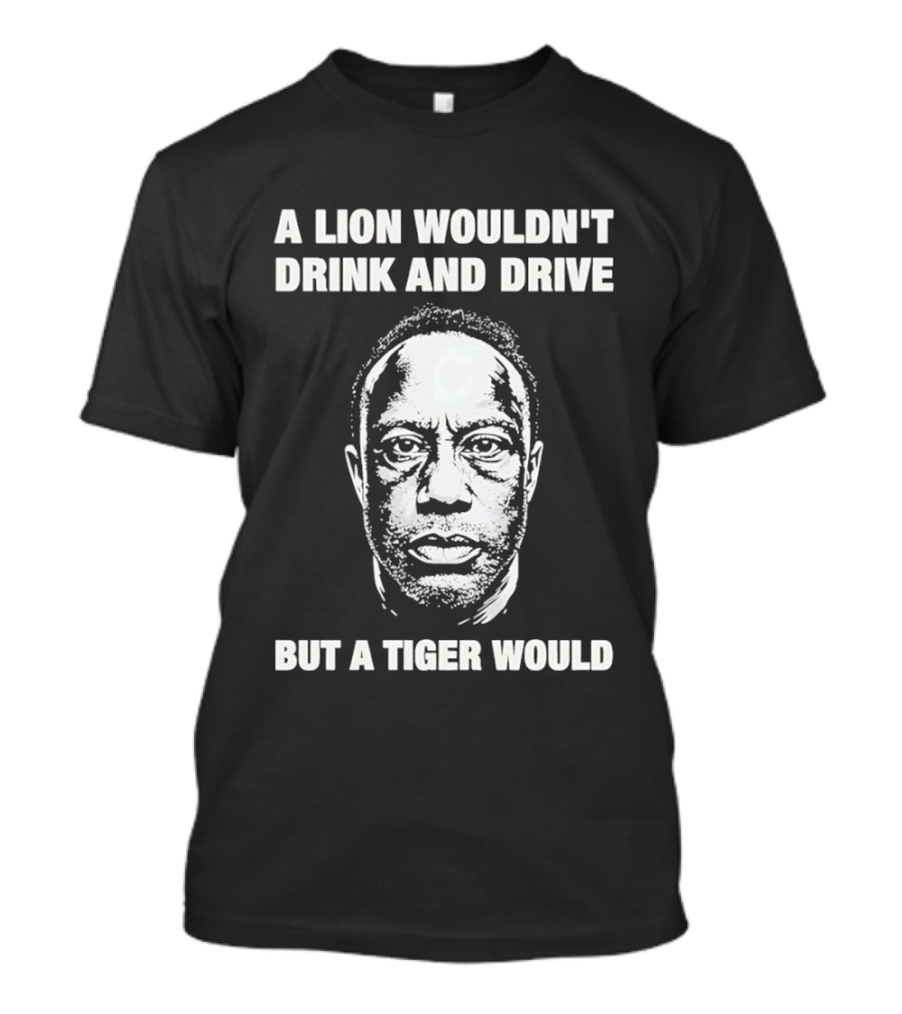 A Lion Wouldn't Drink And Drive But A Tiger Would Face T-Shirt
