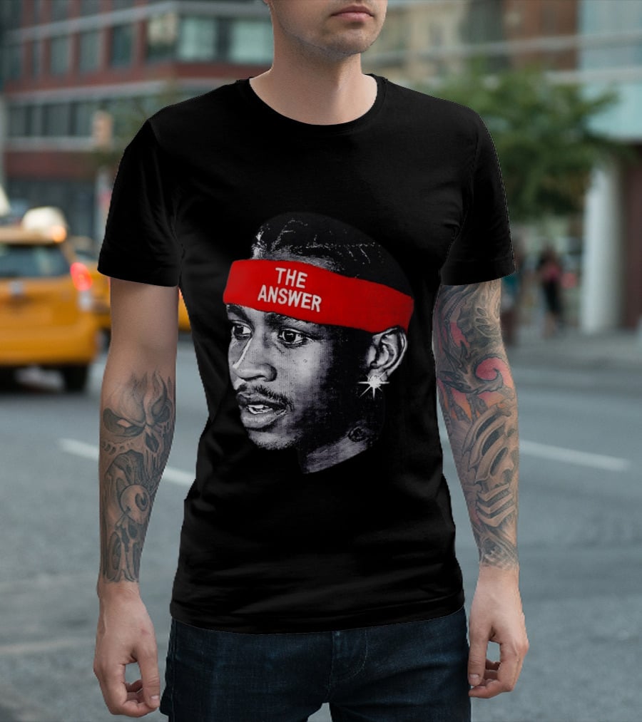 Allen Iverson The Answer Basketball Legend T-Shirt