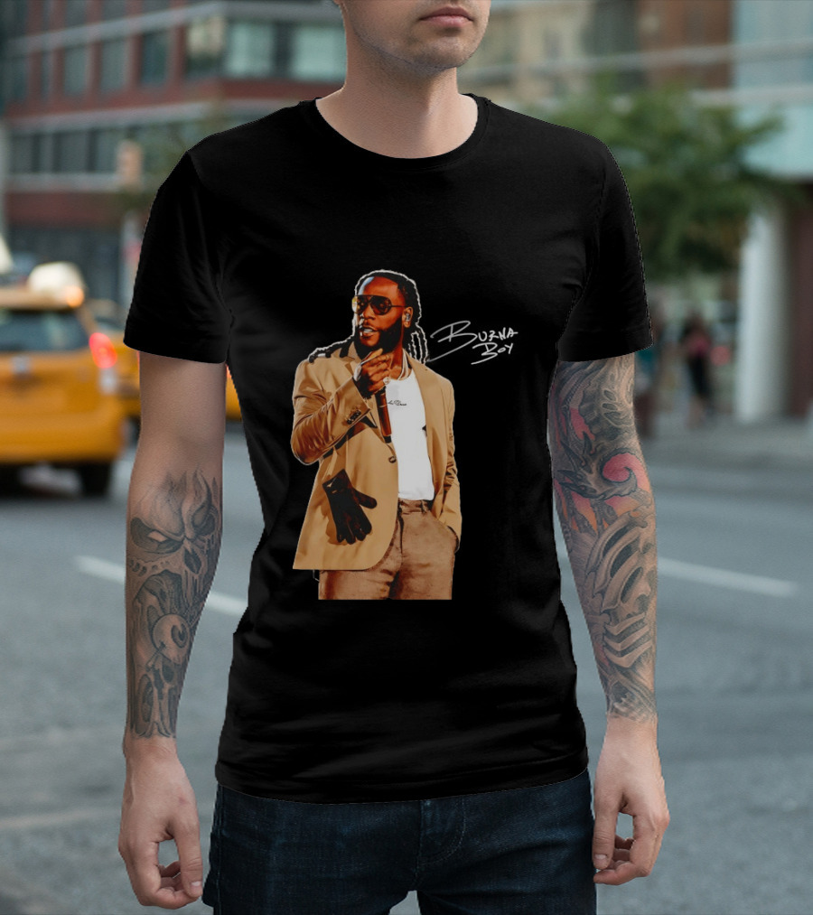 Burna Boy Rooted African Heritage Fashion T-Shirt