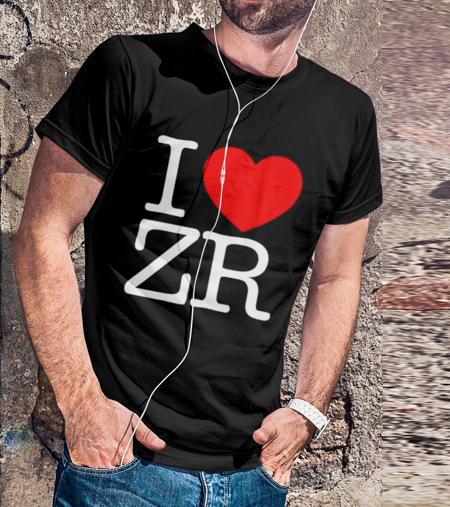 I Love ZR Red Heart T-Shirt