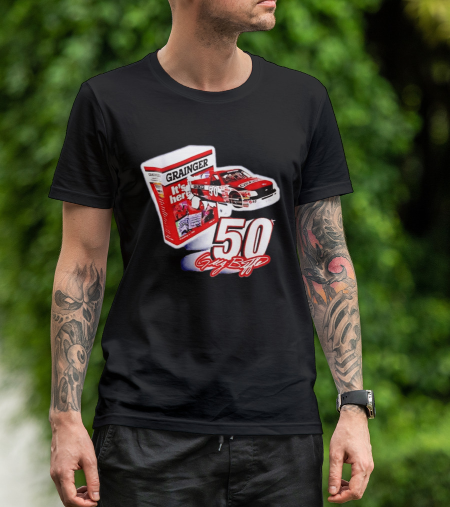 Grainger NASCAR 50 Greg Biffle Racing Car It's Here T-Shirt