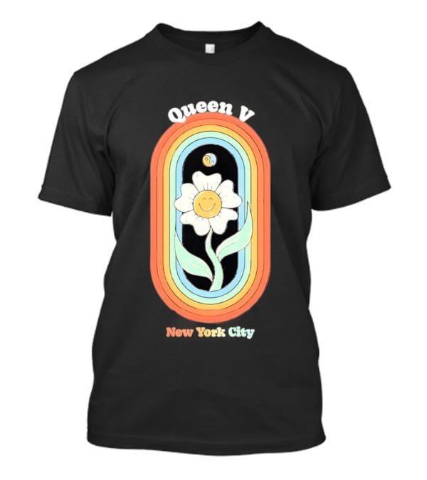 Daisy Rainbow Queen V Yin Yang New York City T-Shirt