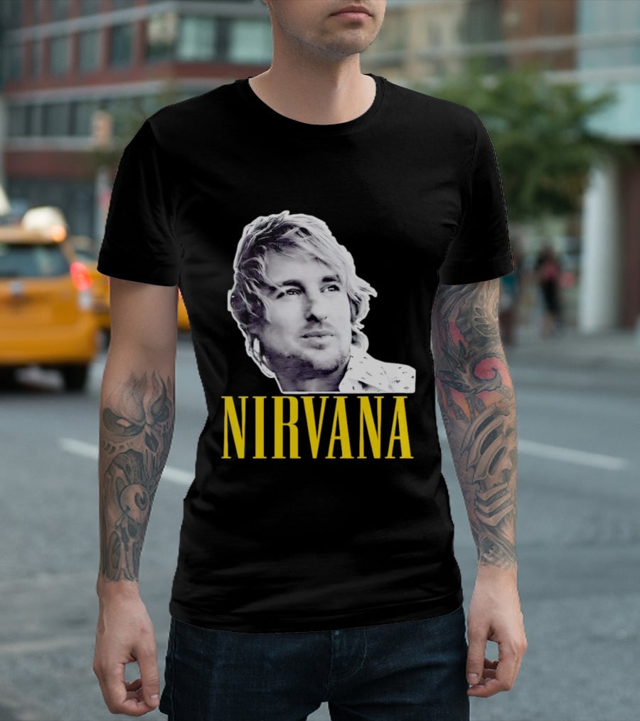 Nirvana Owen Wilson Mashup T-Shirt