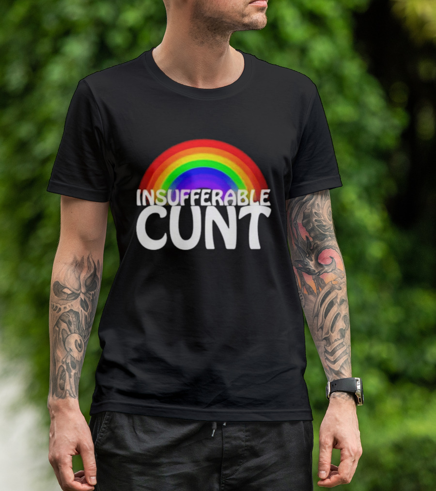 Rainbow Insufferable Cunt Colorful Pride T-Shirt