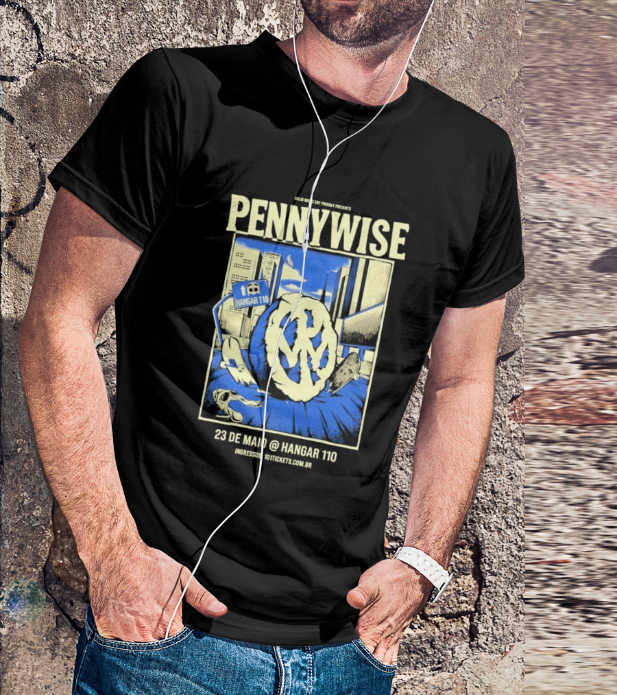Pennywise We Are One Tour Sao Paulo Brazil Hangar 110 May 23 2026 T-Shirt