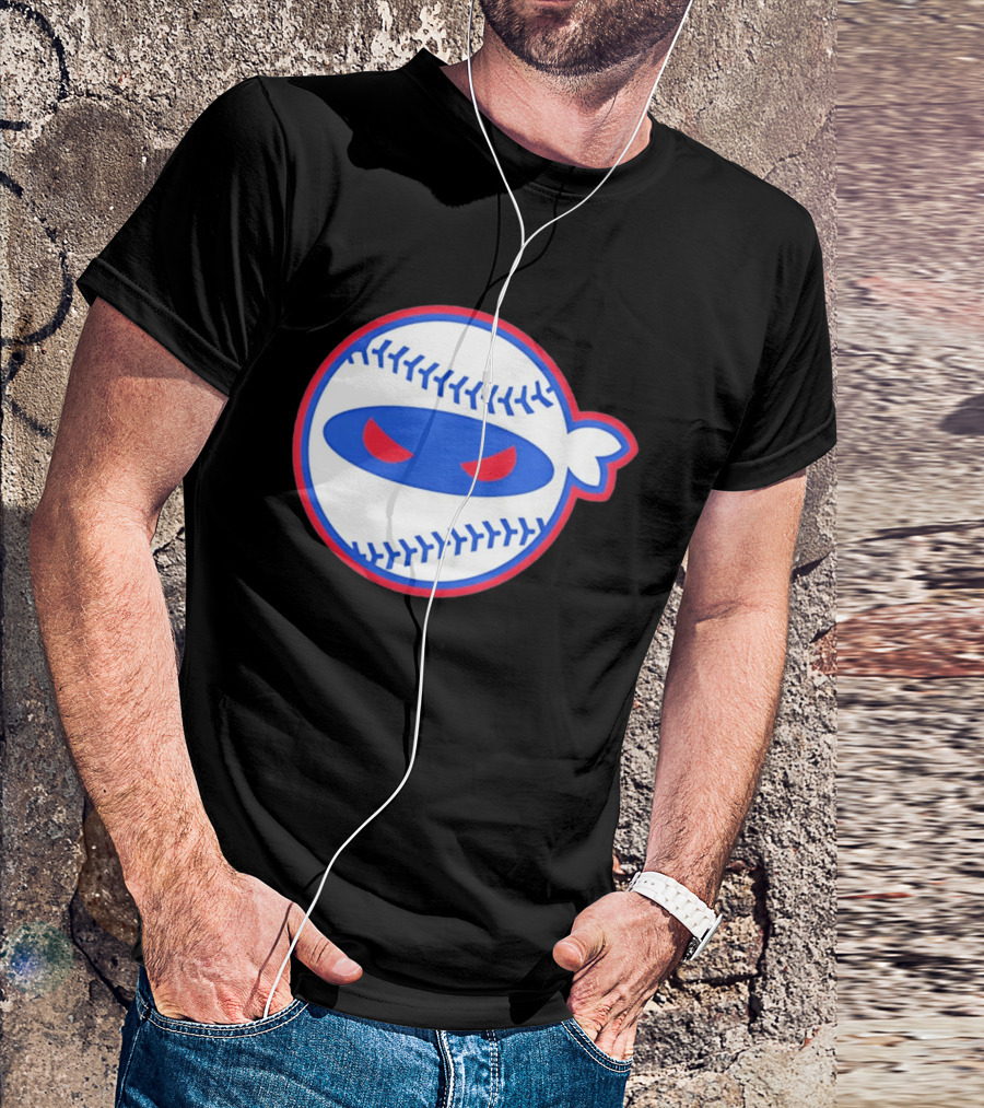 Pitching Ninja Baseball Eyes Atlanta T-Shirt