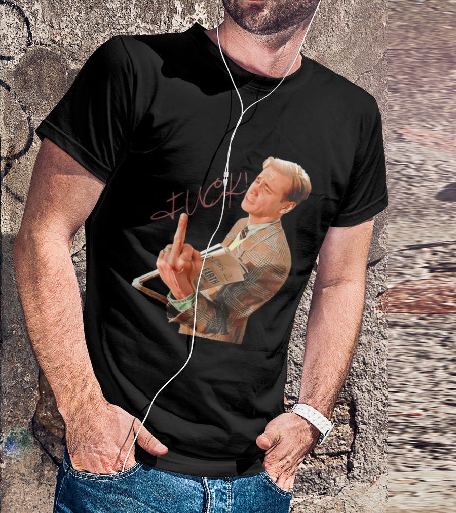 Jim Carrey Truman Show Middle Finger Meme Fuck Scene T-Shirt