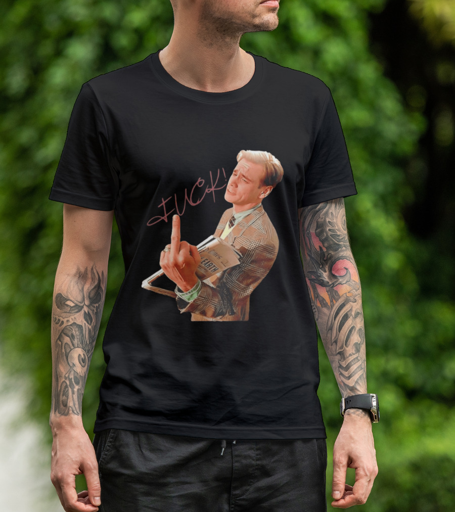Jim Carrey Truman Show Middle Finger Meme Fuck Scene T-Shirt