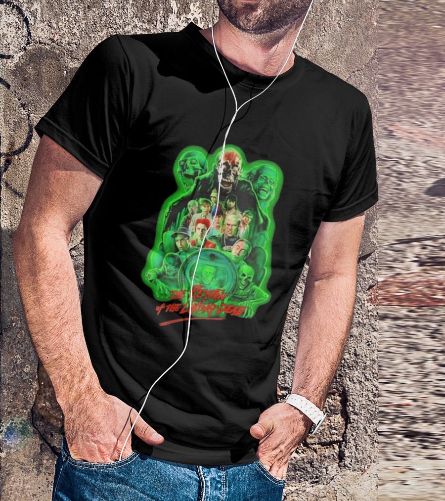 The Return Of The Living Dead 1985 Horror Zombie Movie Characters T-Shirt