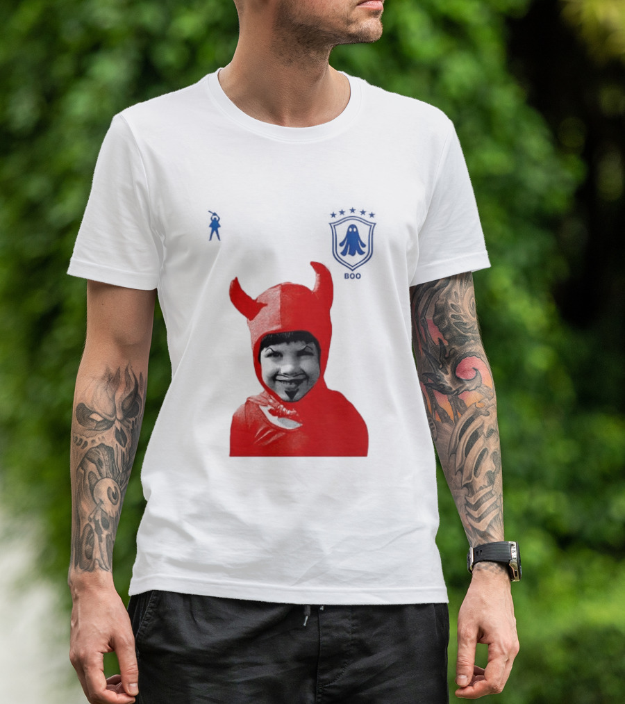 Seleção Diabo Problem Child Red Devil Costume T-Shirt