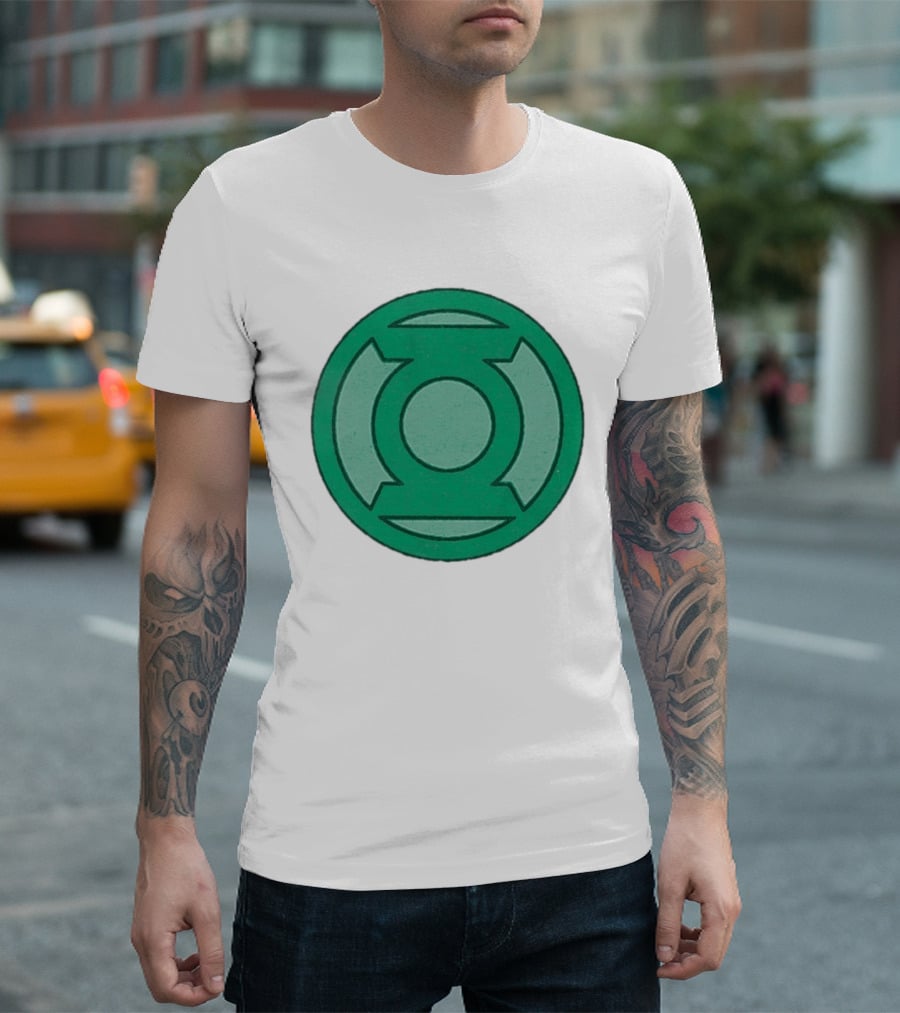Green Lantern Corps Symbol Comics Hand Me Down T-Shirt