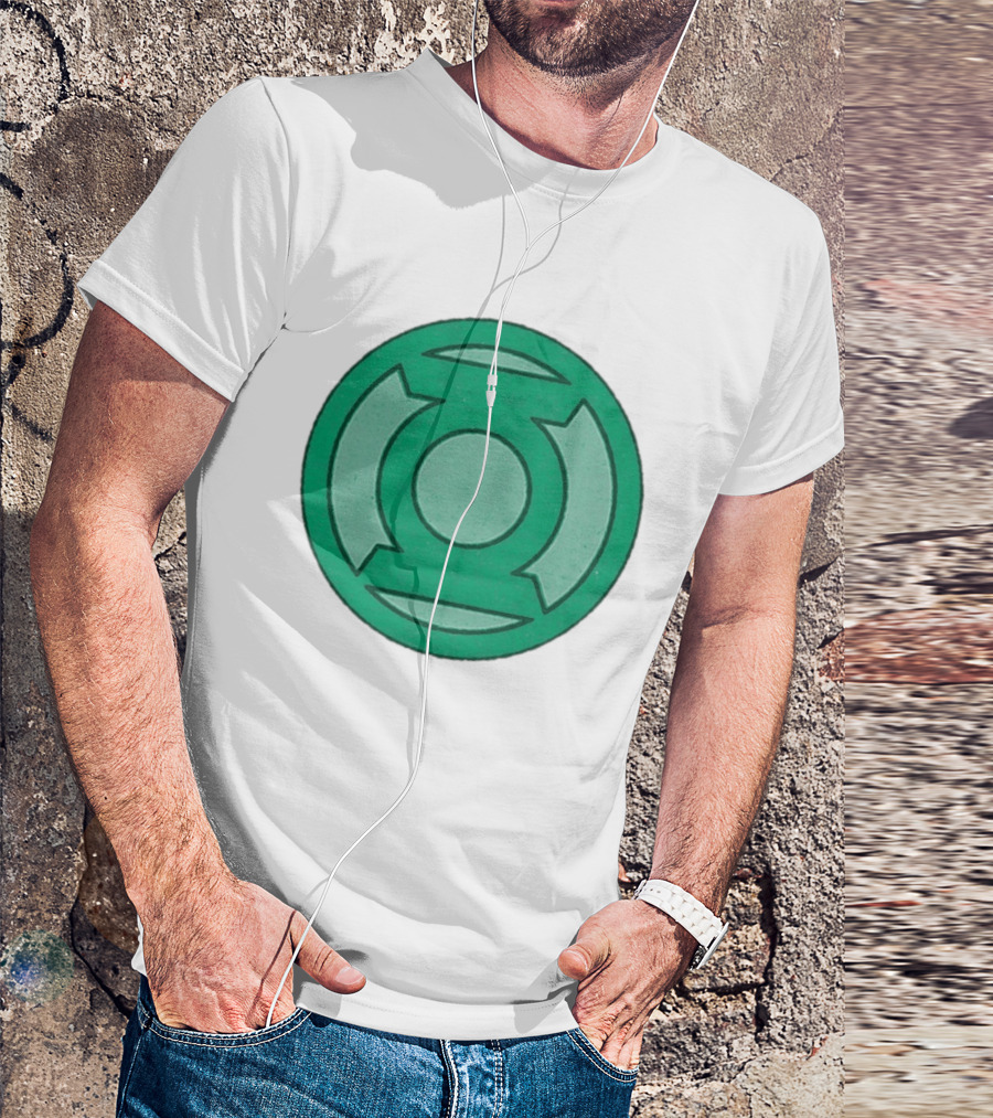 Green Lantern Corps Symbol Comics Hand Me Down T-Shirt