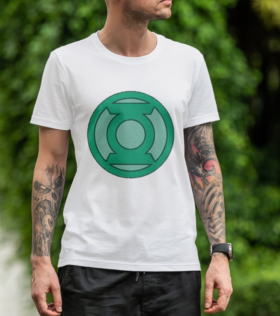 Green Lantern Corps Symbol Comics Hand Me Down T-Shirt