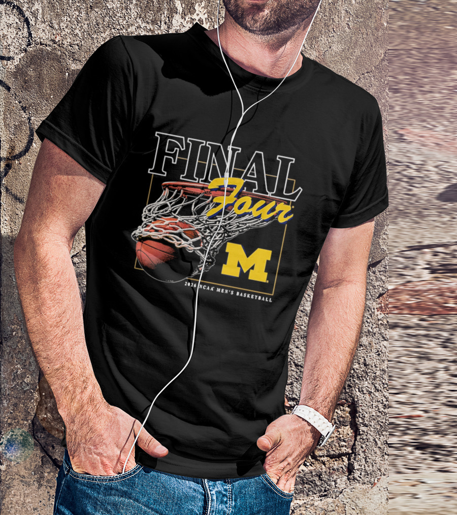 Final Four 2026 Michigan NCAA Men's Basketball March Madness T-Shirt