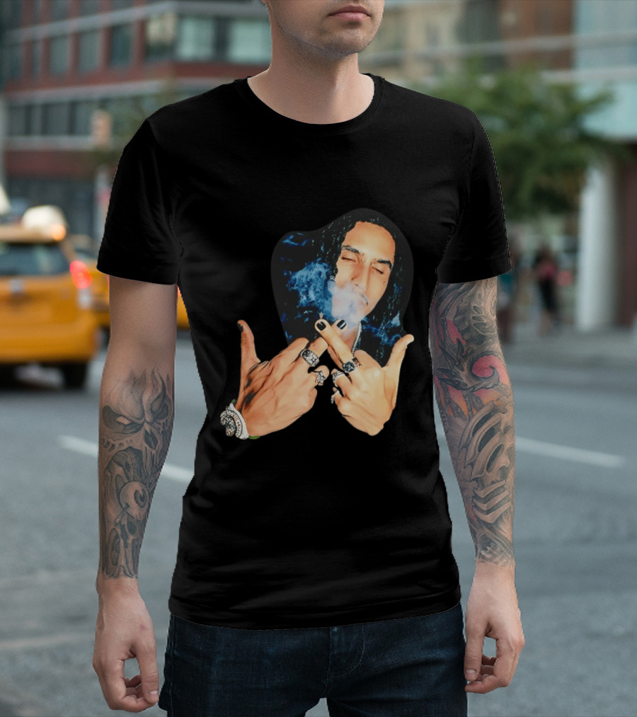 Brazil Matue Smoking Cigarette With Rings And Smoke T-Shirt